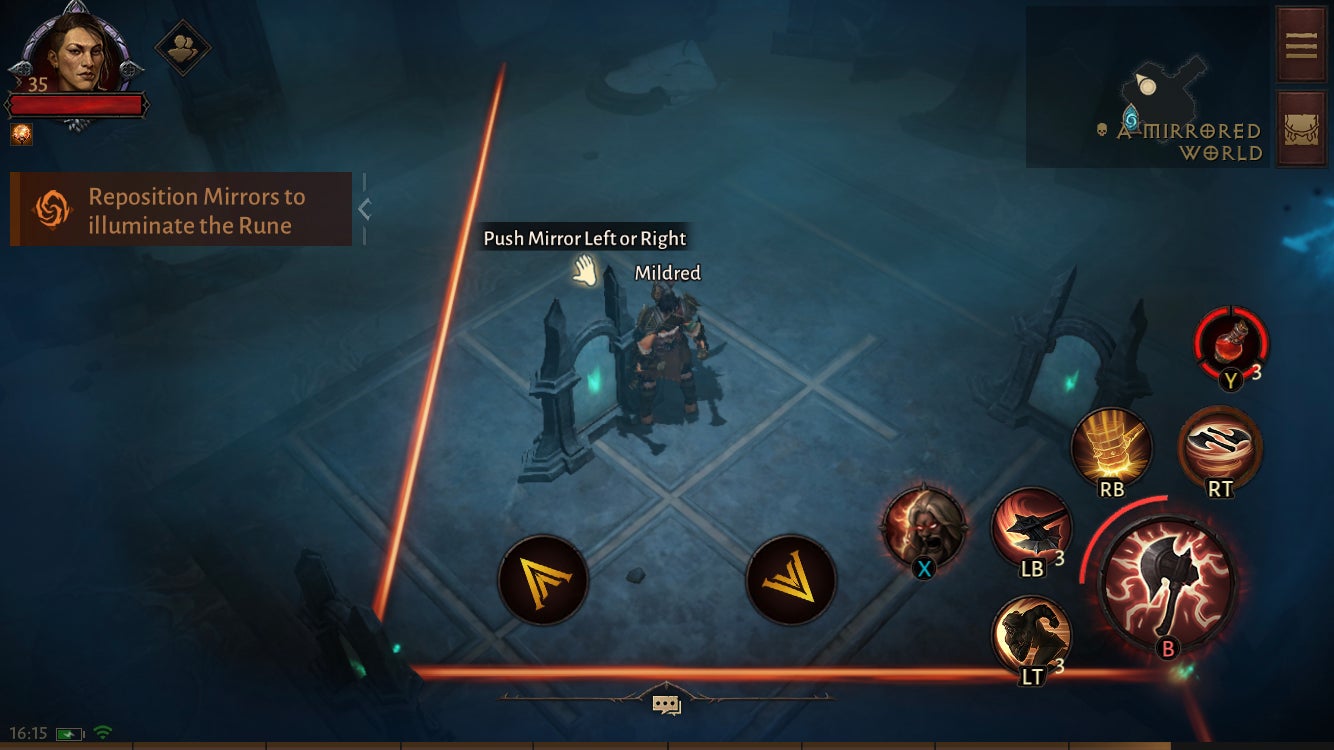 How to light all nine lamps in Diablo Immortal to solve Lost Runes